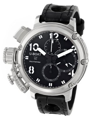 U-Boat 7224 Chimera 46 Side View Analog Display Swiss Automatic Black