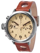 U-Boat Flightdeck 50 Automatic Breige Dial Brown Leather 7119