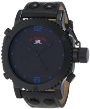 U.S. Polo Assn. Classic US4022 Black Analog Leather Strap