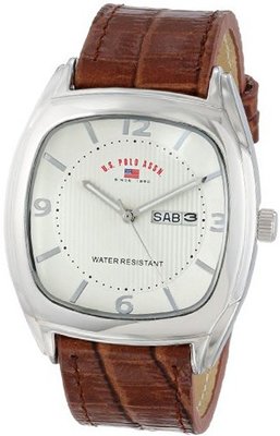 U.S. Polo Assn. Classic US5114 Brown Crocodile Strap