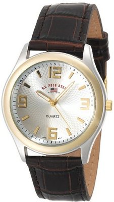 U.S. Polo Assn. Classic US5132 Brown Crocodile Strap