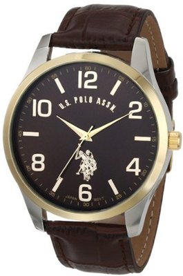 U.S. Polo Assn. Classic USC50225 Analog-Quartz Brown