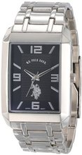 U.S. Polo Assn. Classic USC80003 Rectangular Black Dial Bracelet