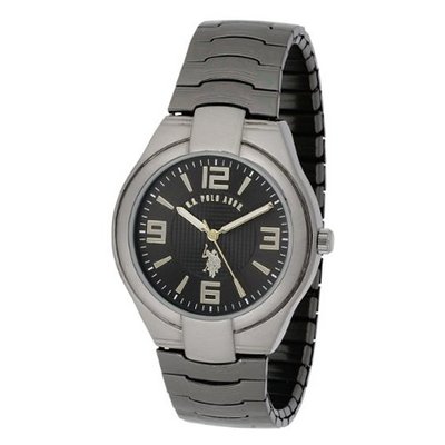 U.S. Polo Assn. Classic USC80018 Gun-Metal Analogue Black Dial Expansion
