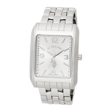 U.S. Polo Assn. Classic USC80020 Rectangular Silver Dial Bracelet