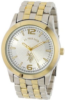U.S. Polo Assn. Classic USC80021 Two-Tone Silver Dial Bracelet