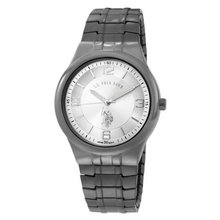 U.S. Polo Assn. Classic USC80027 Gun-Metal Analogue Silver Dial Expansion