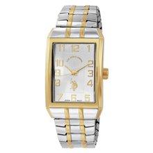 U.S. Polo Assn. Classic USC80046 Two-Tone Analogue Silver Dial Expansion