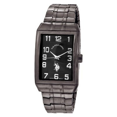 U.S. Polo Assn. Classic USC80055 Gun-Metal Analogue Black Dial Expansion