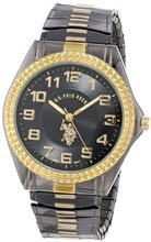 U.S. Polo Assn. Classic USC80056 Gun-Metal Analogue Black Dial Expansion