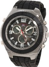U.S. Polo Assn. Sport US9024 Black Textured Strap Analog Digital