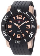 U.S. Polo Assn. Sport US9125 Black Rubber Strap
