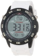 U.S. Polo Assn. Sport US9215 White Silicone Digital