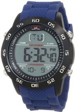 U.S. Polo Assn. Sport US9216 Blue Silicone Digital