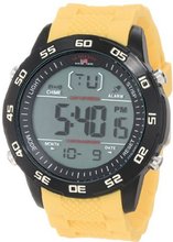 U.S. Polo Assn. Sport US9217 Yellow Silicone Digital