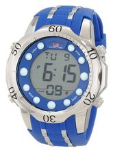 U.S. Polo Assn. Sport US9223 Blue Silicone Digital