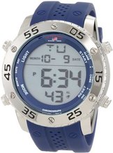 U.S. Polo Assn. Sport US9226 Blue Silicone Digital