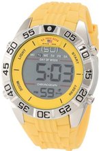 U.S. Polo Assn. Sport US9228 Yellow Silicone Digital