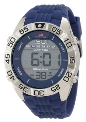 U.S. Polo Assn. Sport US9230 Blue Silicone Digital