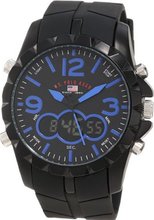 U.S. Polo Assn. Sport US9239 Black Analog Digital Strap
