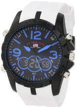 U.S. Polo Assn. Sport US9240 White Analog Digital Strap