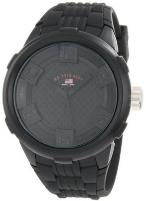 U.S. Polo Assn. Sport US9278 Black Rubber Strap Analog