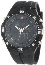 U.S. Polo Assn. Sport US9279 Black Analog-Digital Rubber Strap