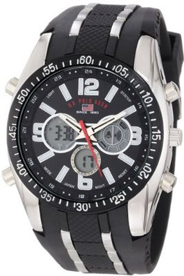U.S. Polo Assn. Sport US9281 Black Analog-Digital Chronograph