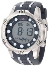 U.S. Polo Assn. Sport US9300 Grey Rubber Strap Digital
