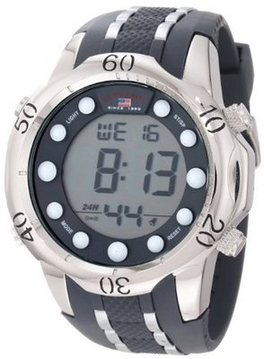 U.S. Polo Assn. Sport US9300 Grey Rubber Strap Digital