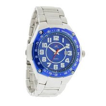 U.S. Polo Assn Formula Sport Blue Date Dial Quartz US8434