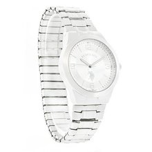 U.S. Polo Assn Silver Dial Stetch Expansion Bracelet Quartz USC80063