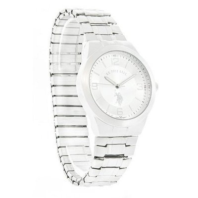 U.S. Polo Assn Silver Dial Stetch Expansion Bracelet Quartz USC80063