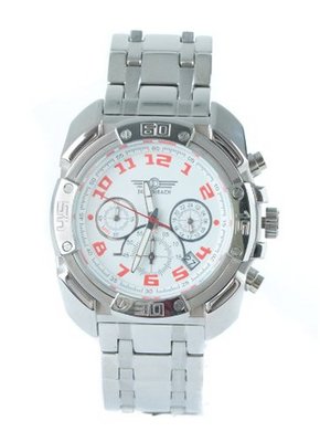 Dossenbach Rouge Chrono Quartz White Face