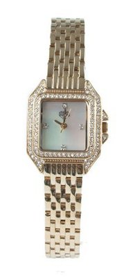 New Diamond Ladies Gold Dress White Mop Pearl