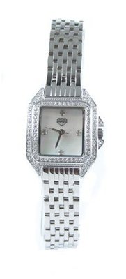 uUKM Gifts New Diamond Ladies Platinum Mother Of Pearl 