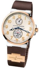 New Ulysse Nardin Maxi Marine Chronometer Steel 18K Rose Gold Brown 265-66-3/60