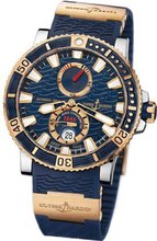 New Ulysse Nardin Maxi Marine Diver Titanium 18K Rose Gold Blue Automatic 265-90-3/93