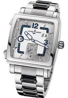 Quadrato Dual Time Automatic Stainless Steel
