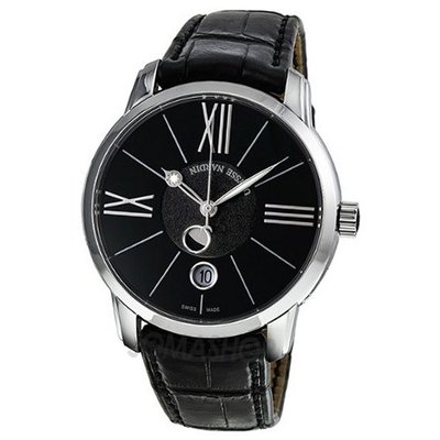 Ulysse Nardin Classico Luna Automatic Black Dial Moonphase 8293-122-2-42