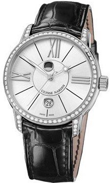 Ulysse Nardin Classico Luna Stainless Steel Diamonds