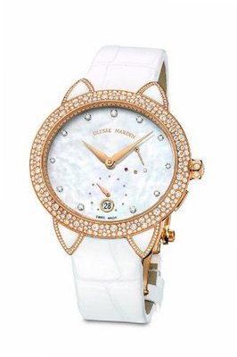 Ulysse Nardin Jade Ladies Diamond Rose Gold Automatic 3106-125BC/991