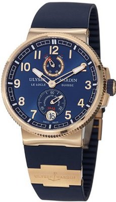Ulysse Nardin Marine Chronometer Manufacture Automatic Power Reserve Rose Gold 1186-126-3/63