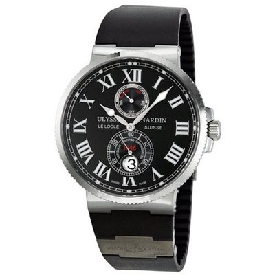 Ulysse Nardin Maxi Marine Chronometer Black Diial 263-67-3-42