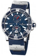 Ulysse Nardin Maxi Marine Diver Titanium Blue Dial Blue Rubber 263-90-3-93