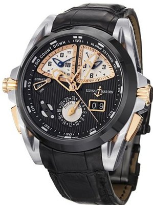Ulysse Nardin Sonata Streamline Black Dial 675-00