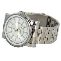 Charlie Jill  in Silver Dial Stainless Steel Bracelet, Perfect Gift Idea