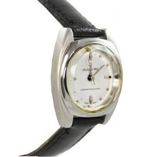 Charlie Jill  in White Dial Black Leather Strap, Perfect Gift Idea