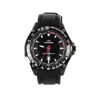 Fortuner 'Grand Duke' WAT1115MBK  in Black Dial, Black Silicone Strap for Everyday Apparel