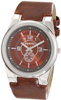 UNLISTED WATCHES UL1131 City Streets Round Brown Dial Brown Strap